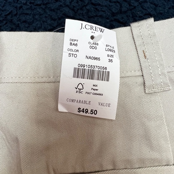 J.Crew Factory 7" Reade flex khaki short - Stone - Picture 8 of 8